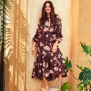 H&M x Johanna Ortiz Creped Maxi Dress